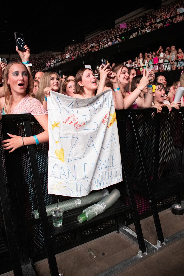 Swedish pop star Zara Larsson performing live at AEC Arena in Adelaide